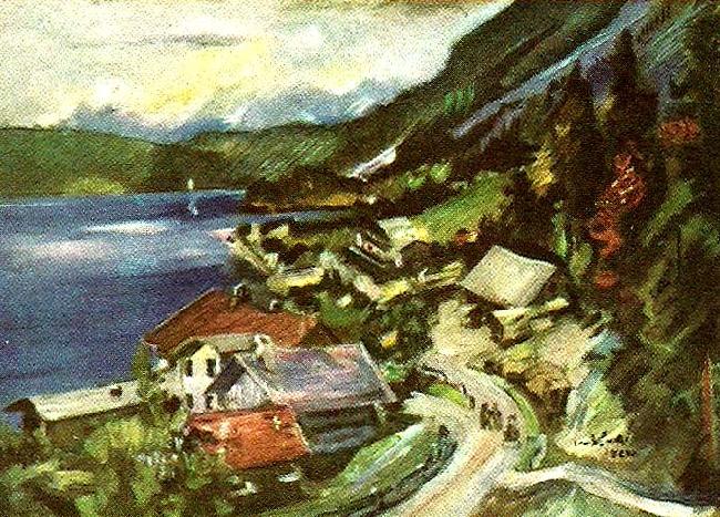 Lovis Corinth walchensee Norge oil painting art